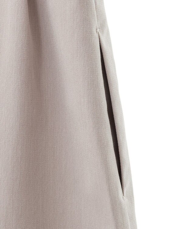 earth music&ecology ペプラムタックジレ Beige