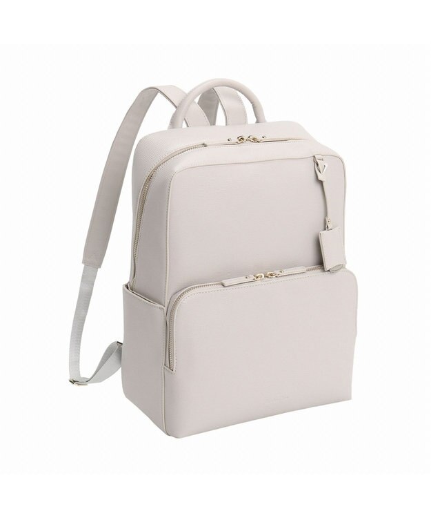 ACE BAGS & LUGGAGE 【雑誌掲載】 Jewelna Rose フレイヤ・リュック２ A4サイズ 13.3インチPC 16126 ジュエルナローズ 通勤 ビジネスバッグ ホワイトグレー