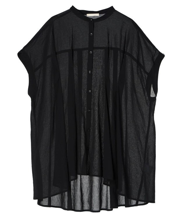 CRAFT STANDARD BOUTIQUE ウ゛ィンテージボイルタックチュニック Black