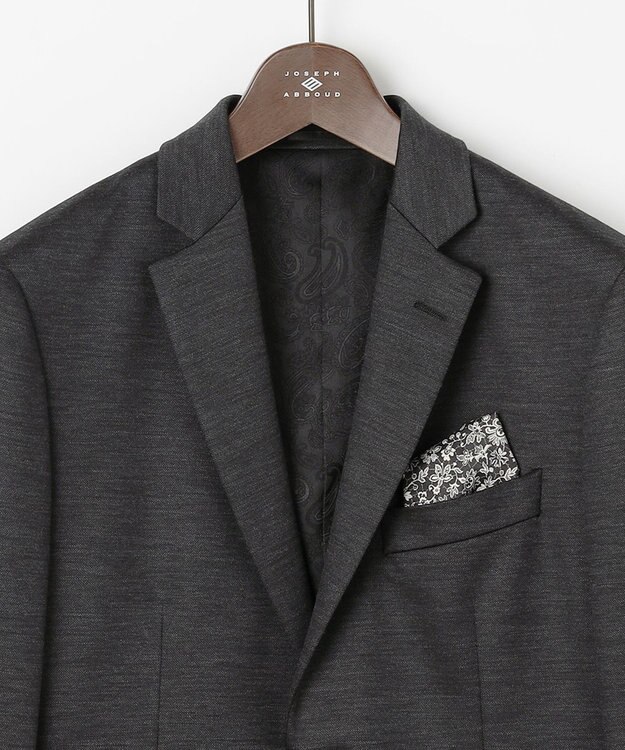 JOSEPH ABBOUD 【尾州産素材/ウールジャージー】T/W モクロディ ジャケット グレー系