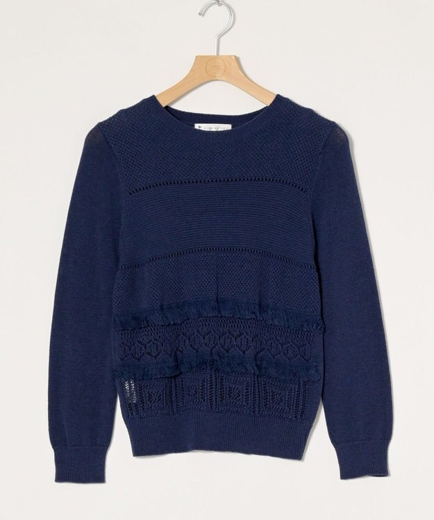 ONWARD Reuse Park 【組曲】ニット春夏 ネイビー