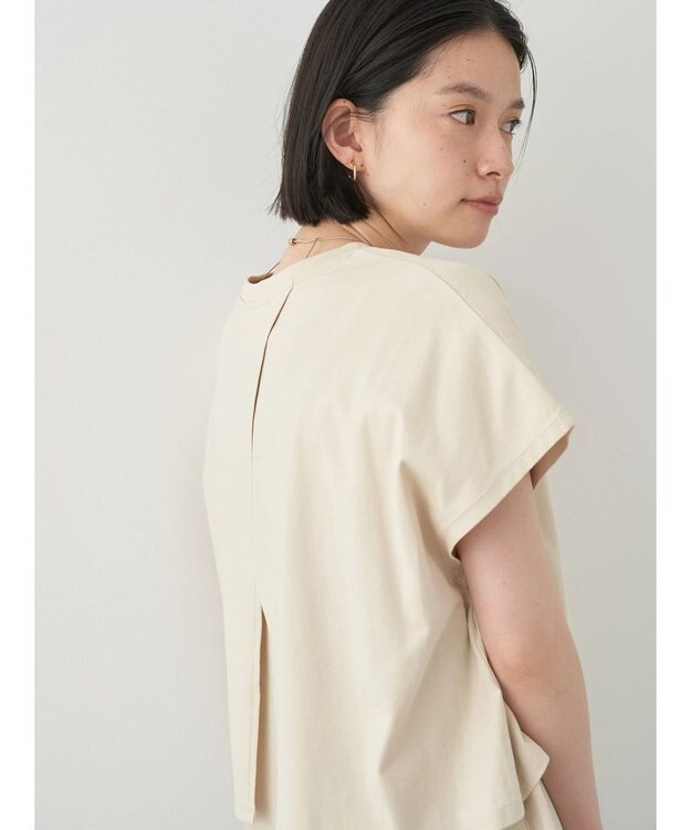 AMERICAN HOLIC レイヤードフレンチスリーブカットチュニック Ivory