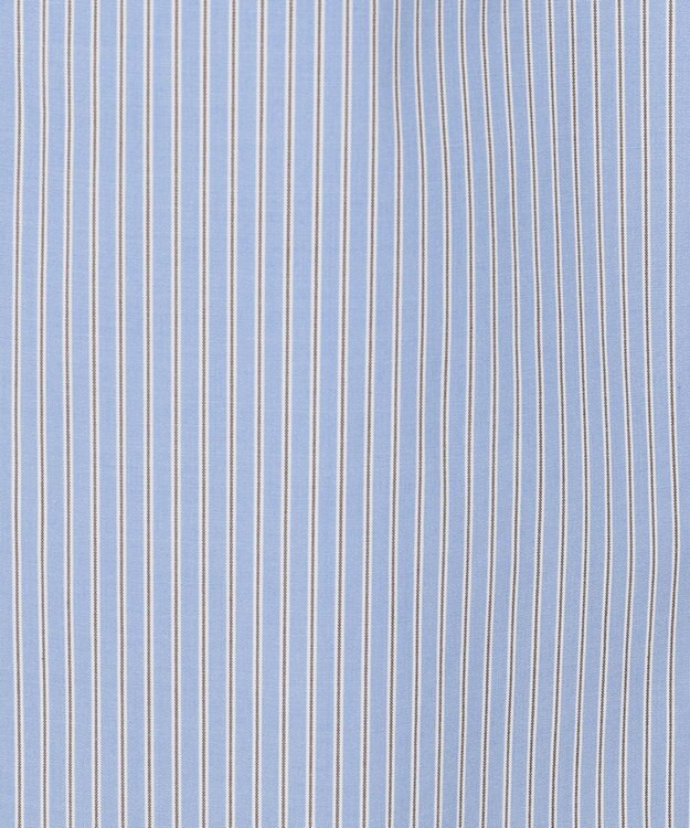 J.PRESS LADIES L 【WEB限定カラーあり・洗える・接触冷感・UVカット・イージーケア】 エステネージュストライプ ワンピース サックスブルー系1