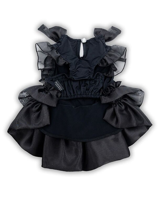 PET PARADISE cherircouture 接触冷感リボンワンピース 《ブラック》 小型犬 ブラック