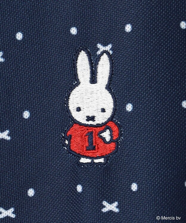 23区GOLF 【MEN】【吸水速乾/UVカット】ミッフィーフェイスポロシャツ ネイビー系5