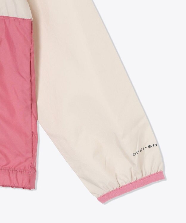 Columbia Columbia/ キッズアイテム/ バックボウルIIフーデッドウィンドブレーカー /コロンビア Dark Stone Rosette Satin Pink