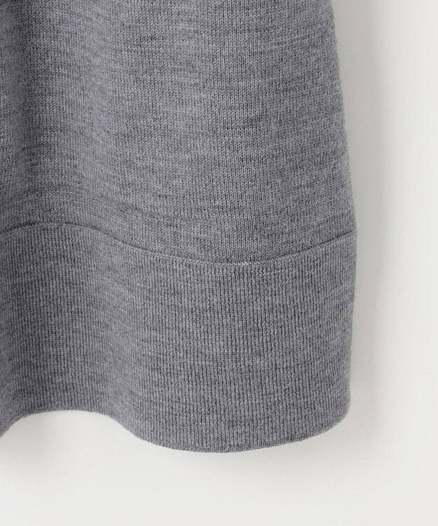 J.PRESS LADIES S 【洗える】KNIT BASIC ロングカーディガン トップグレー系