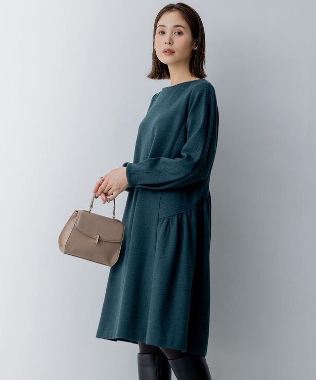 組曲 【WEB限定】ティアードリトルワンピース ダークグリーン系