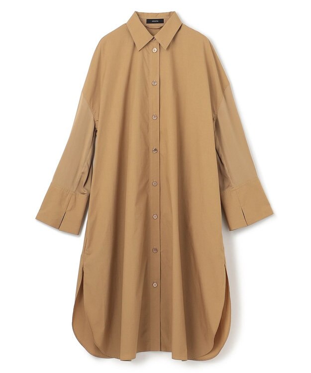 JOSEPH ポプリン　シャツドレス Cassonade