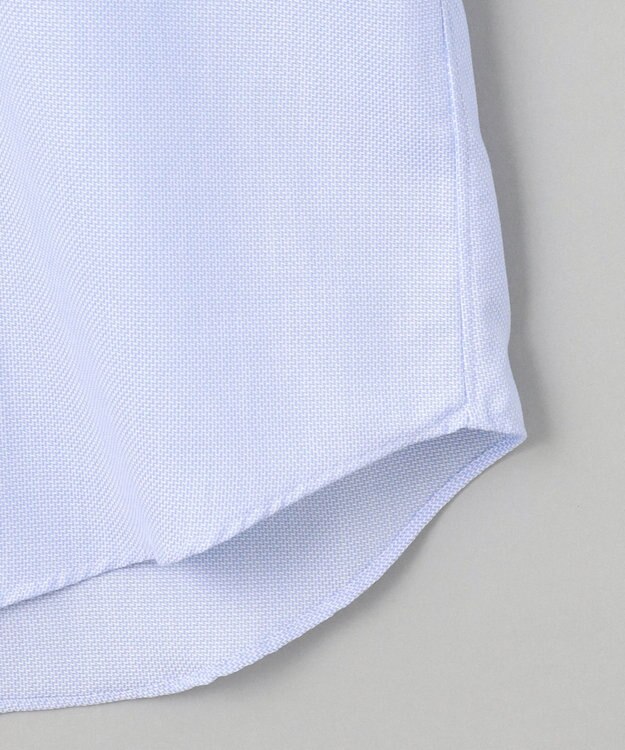 GOTAIRIKU 春夏向け【形態安定】SUMMERPREMIUMPLEATS_ボタンダウンカラー 半袖ドレスシャツ(26年モデル) サックスブルー系