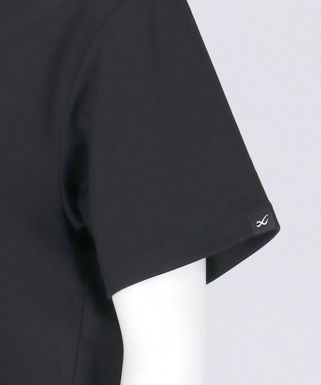 CW-X 【UNISEX】 CW-X トップス 半袖 3分袖 吸汗速乾(本体) ベタつきにくい  ユニセックス DLR145  /ワコール ブラック