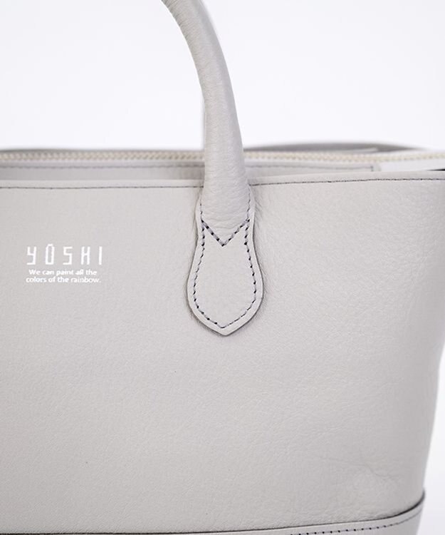 YUSHI EPICE-2WAY HANDBAG ハンドバッグ ショルダーバッグ 2WAY ライトグレー