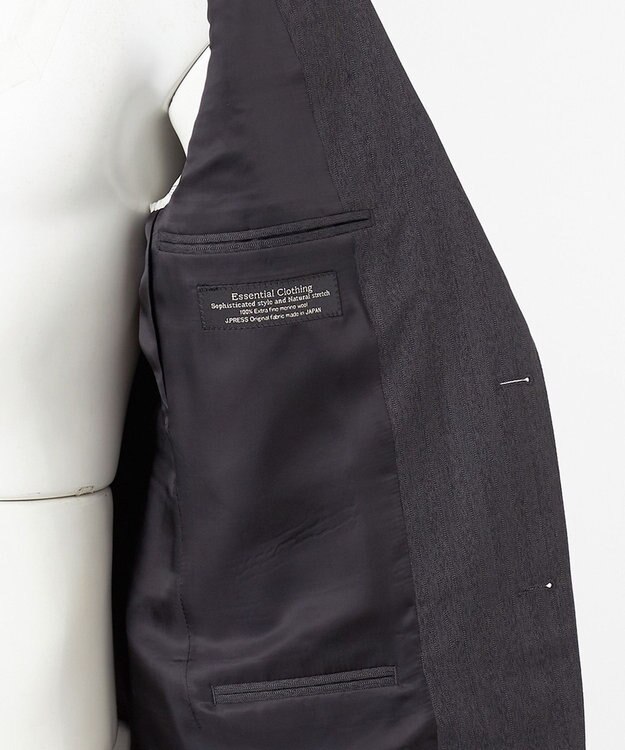 J.PRESS MEN 【ESSENTIAL CLOTHING】ヘリンボーンストライプ スーツ/総裏 グレー系1