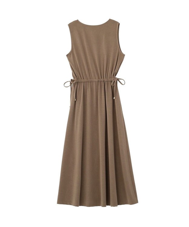YECCA VECCA 【接触冷感】カットノースリーブワンピース Dark Beige