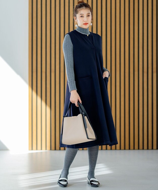 組曲 ノットデザイントート バッグ アイボリー系1