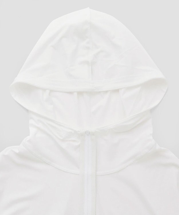 San-ai Resort（三愛水着楽園） 【UNISEX】【【UPF50＋】　ユニセックス　ラッシュパーカー　S・M・L　【San-ai Resort（サンアイリゾート）】 ホワイト