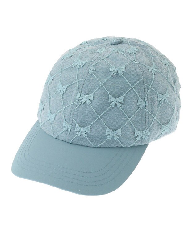 Green Parks ・ＴＯＲＣＨ　リボンジャカードキャップ Mint Green