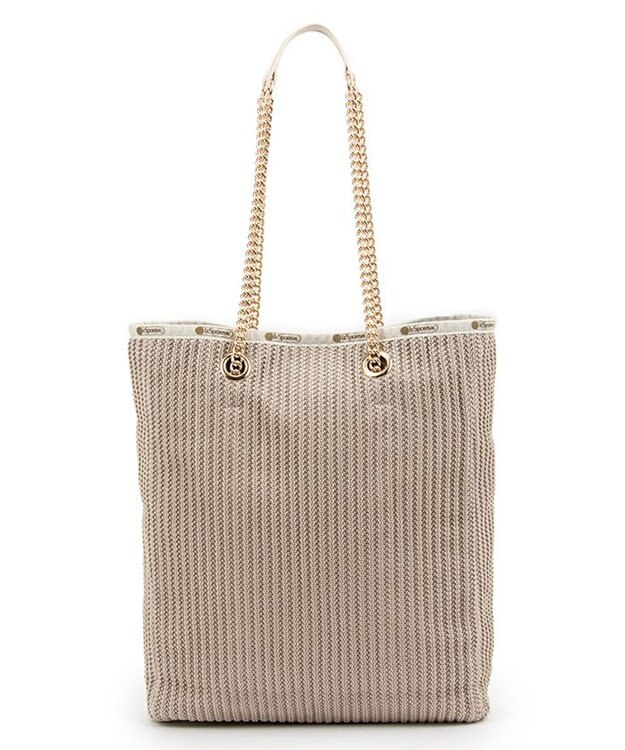 LeSportsac CHAIN CROCHET N/S TOTE/ベージュクロシェ ベージュクロシェ