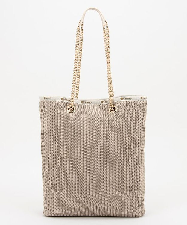 LeSportsac CHAIN CROCHET N/S TOTE/ベージュクロシェ ベージュクロシェ