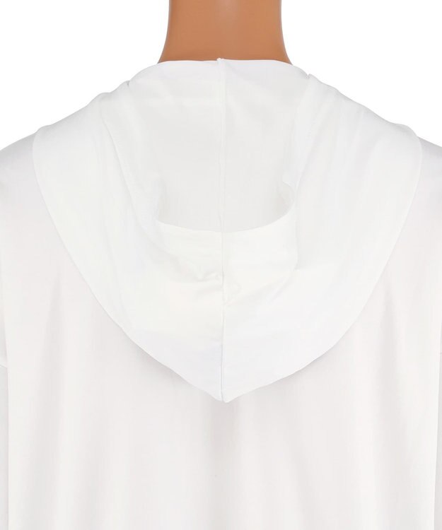 San-ai Resort（三愛水着楽園） 【UNISEX】【【UPF50＋】　ユニセックス　ラッシュパーカー　S・M・L　【San-ai Resort（サンアイリゾート）】 ホワイト