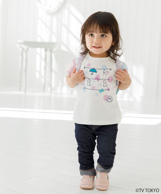 組曲 KIDS 【UVケア】【80-100㎝】シナぷしゅシャボン チュニック オフホワイト