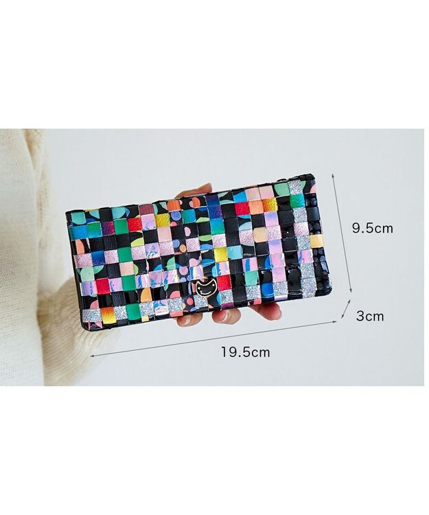 エポネコメッシュ 長財布 2つ折り かぶせタイプ / tsumori