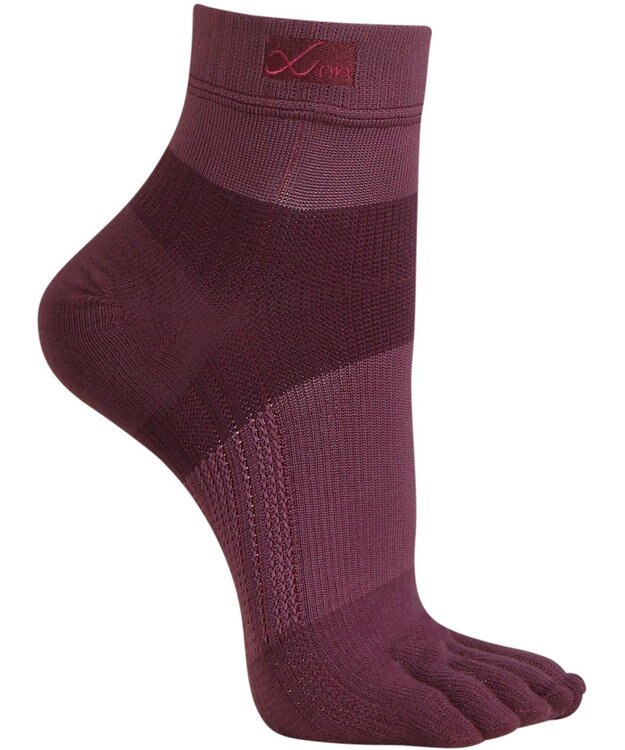 CW-X 【UNISEX】 CW-X 5本指ソックス 【大谷翔平愛用モデル・撮影着用品番】 足首サポート 運動時の足の疲労を軽減 ショート ユニセックス BCR610 /ワコール バイオレット