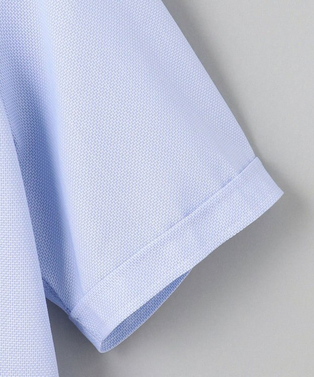 GOTAIRIKU 春夏向け【形態安定】SUMMERPREMIUMPLEATS_ボタンダウンカラー 半袖ドレスシャツ(26年モデル) サックスブルー系