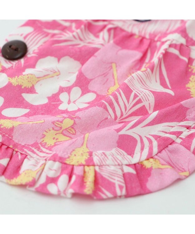 PET PARADISE スヌーピー 背中開き アロハワンピース 小型犬 ピンク