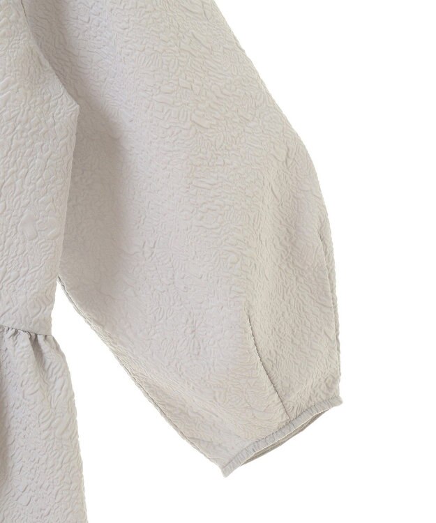 Green Parks ef-de 衿取り外しペプラムブラウス Light Gray