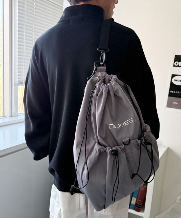 WEGO 【ユニセックス着用ITEM】別注Dickies2wayナップサック ライトグレー