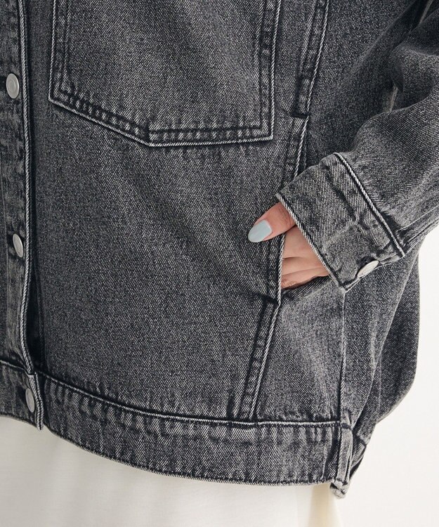 Green Parks ＢＩＧシルエットＧジャン Black