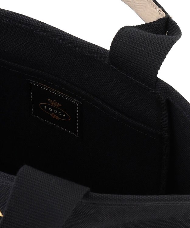 TOCCA BOW BRIDGE CANVAS TOTE トートバッグ【古畑星夏さん着用】 ブラック系