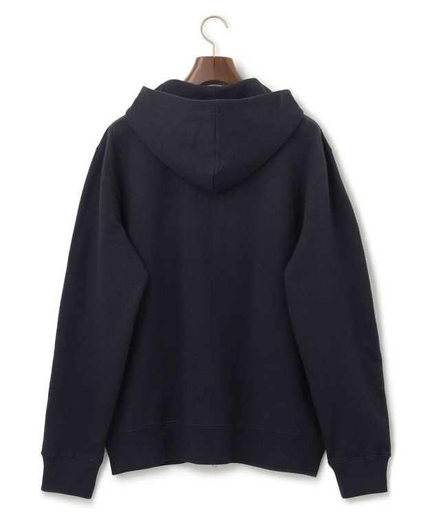 J.PRESS MEN インレージャージー ロゴフルジップパーカー ネイビー系