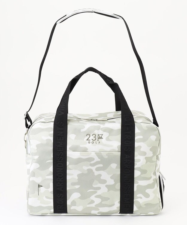 23区GOLF 【UNISEX】カモフラ柄 ボストンバッグ ホワイト系5