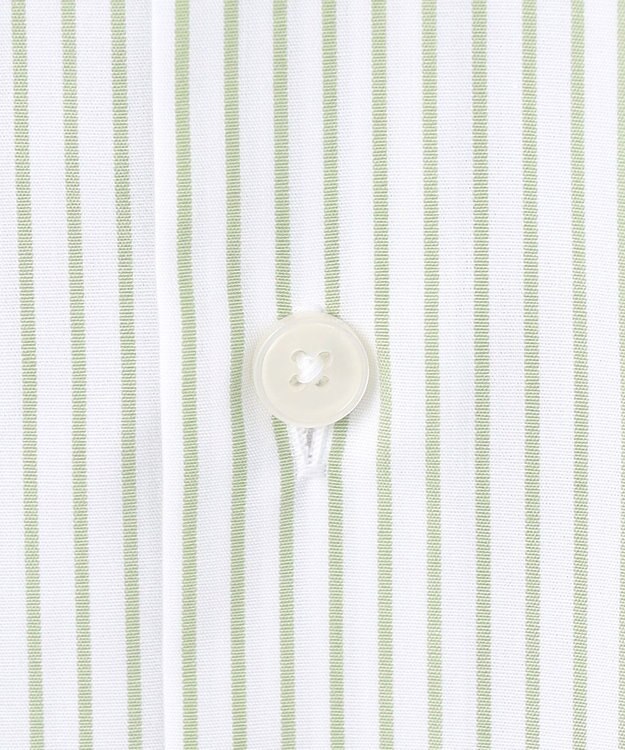 GOTAIRIKU 【形態安定】PREMIUMPLEATS_セミワイドカラー _通年ドレスシャツ(26年春夏限定色) グリーン系1