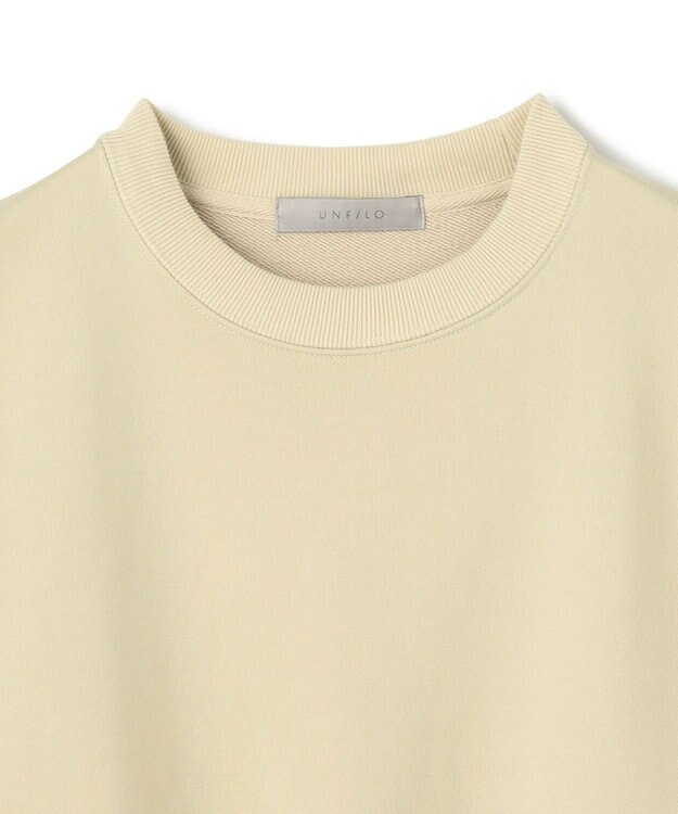 UNFILO MENS ナイロン裏毛 クルーネック ベージュ
