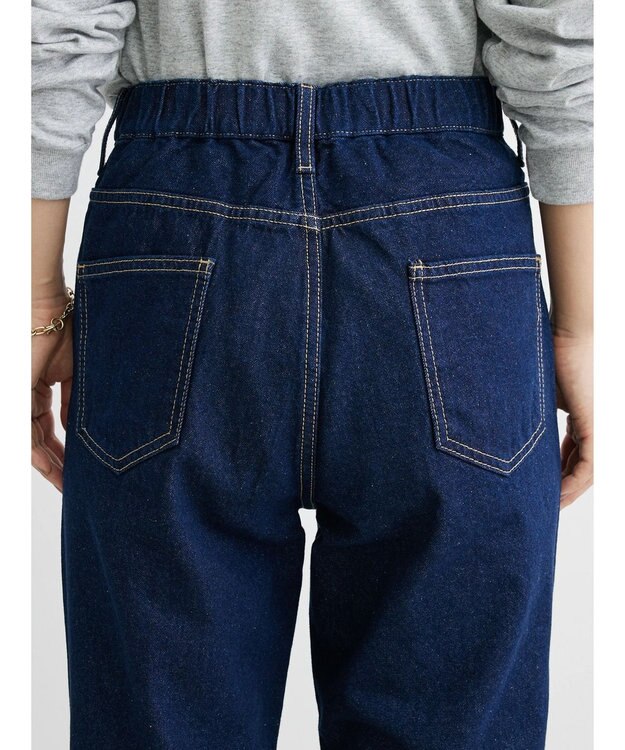 Green Parks ロールアップストレートデニムパンツ One Wash