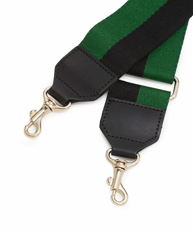 TOPKAPI 【Breath TOPKAPI】50mm バイカラーテープ ショルダー ベルト グリーン