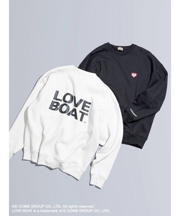Green Parks ■別注　ＬＯＶＥ　ＢＯＡＴ　スウェットプルオーバー Ivory
