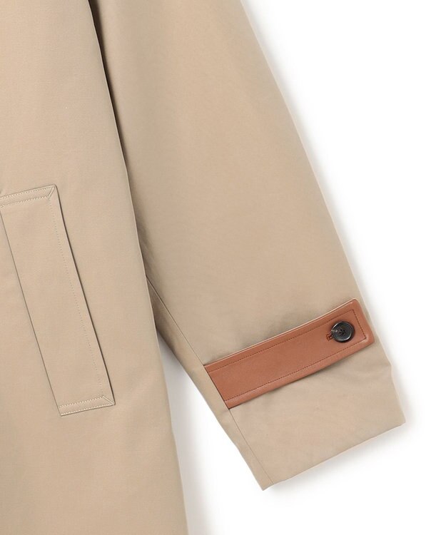 JOSEPH HOMME コットンシルクギャバジン　ステンカラーコート ベージュ系