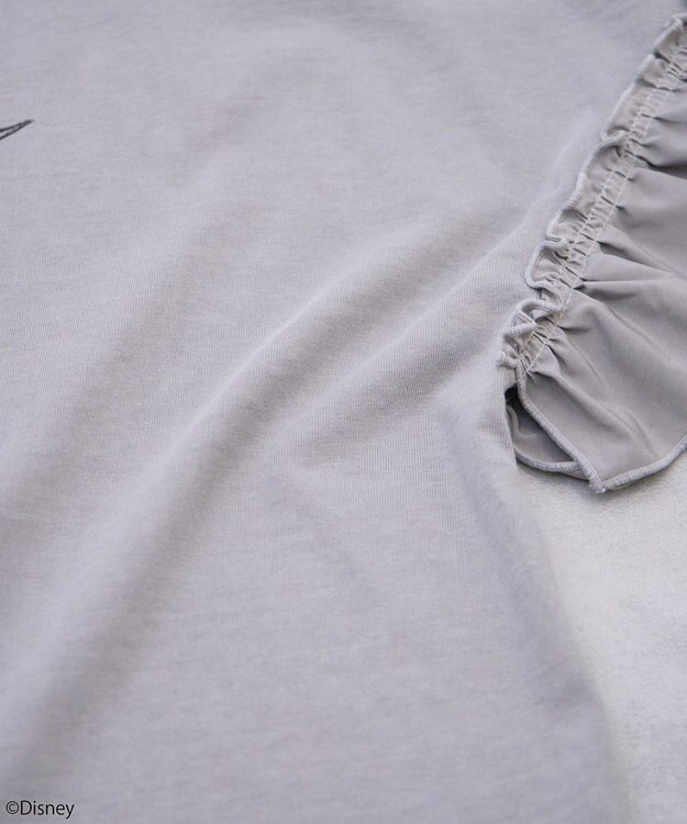 earth music&ecology スティッチ／フリルドッキングＴＥＥ Gray Beige