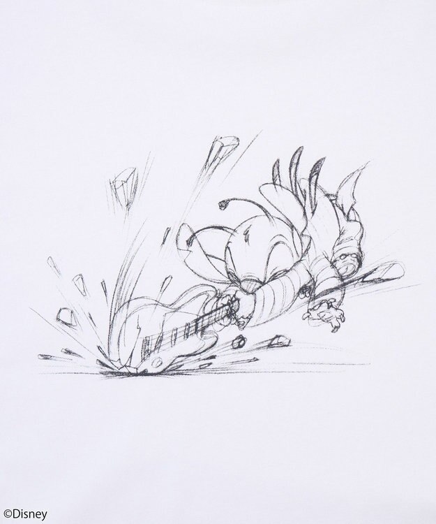 earth music&ecology スティッチ／フリルドッキングＴＥＥ Off White