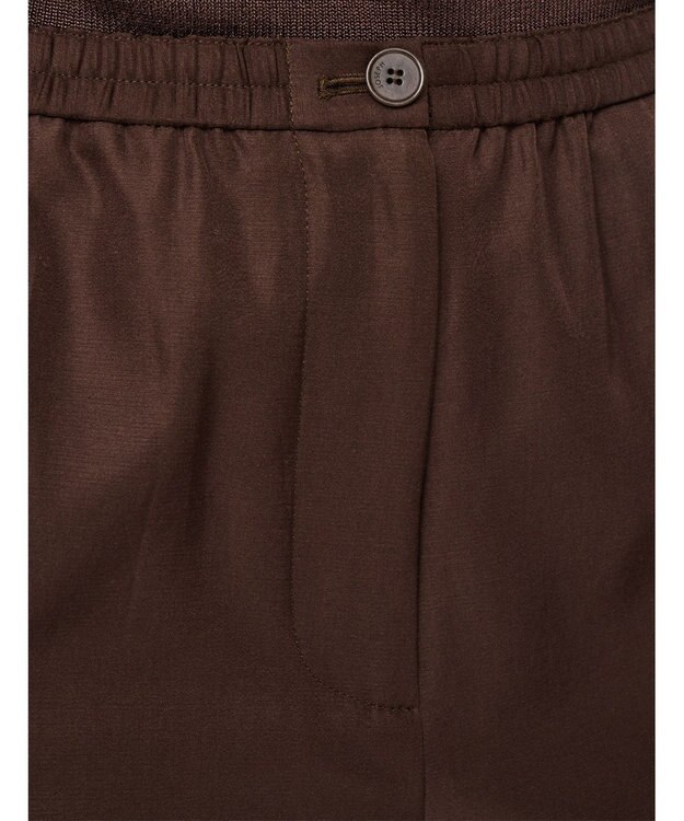 JOSEPH ソフトコットンシルク　クロップドトラウザーズ Ebony