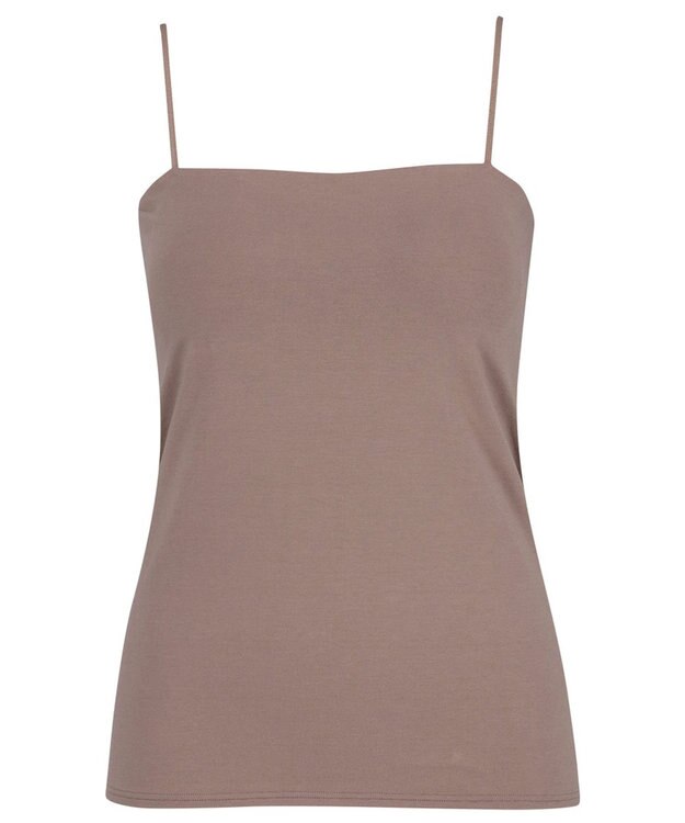 Wing カップ付きキャミソール ラク きれいなバストシルエット 綿混(身生地) 【シンクロブラトップ スリムストラップ】 ブラトップ 春 夏 ET1093 ウイング／ワコール ベージュ
