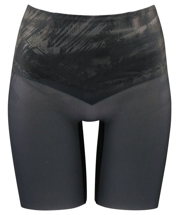 WACOAL 【SUHADA 肌リフト 】 ガードル ロング丈 下半身のたるみをリフトアップ ムレにくい ジャストウエスト スハダ GRC497 /ワコール ブラック