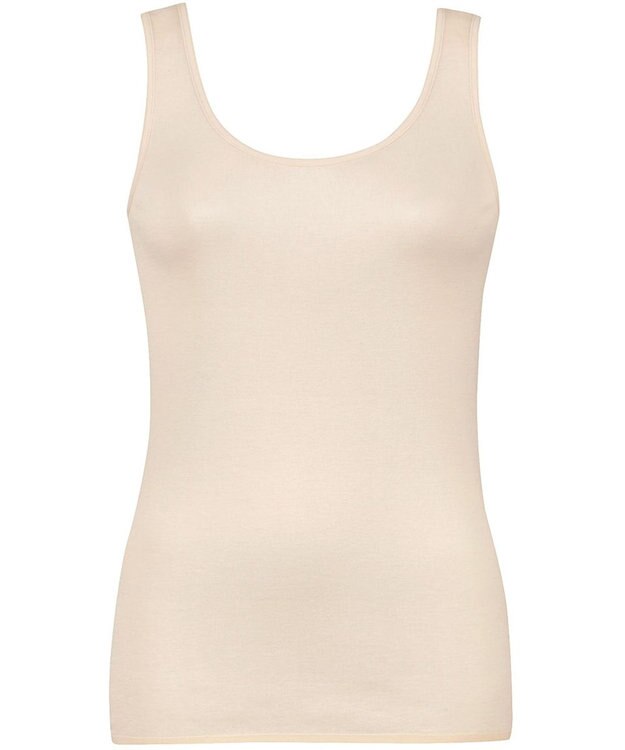 Wing インナー 綿100％ さらっと快適 抗菌防臭加工(身生地部) 【綿100% ひびきにくいタイプ】 ノースリーブ タンクトップ 春 夏 EL1174 ウイング／ワコール ベージュ