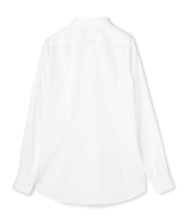 JOSEPH HOMME スーピマクロスウィーブ　レギュラーカラーシャツ ホワイト系