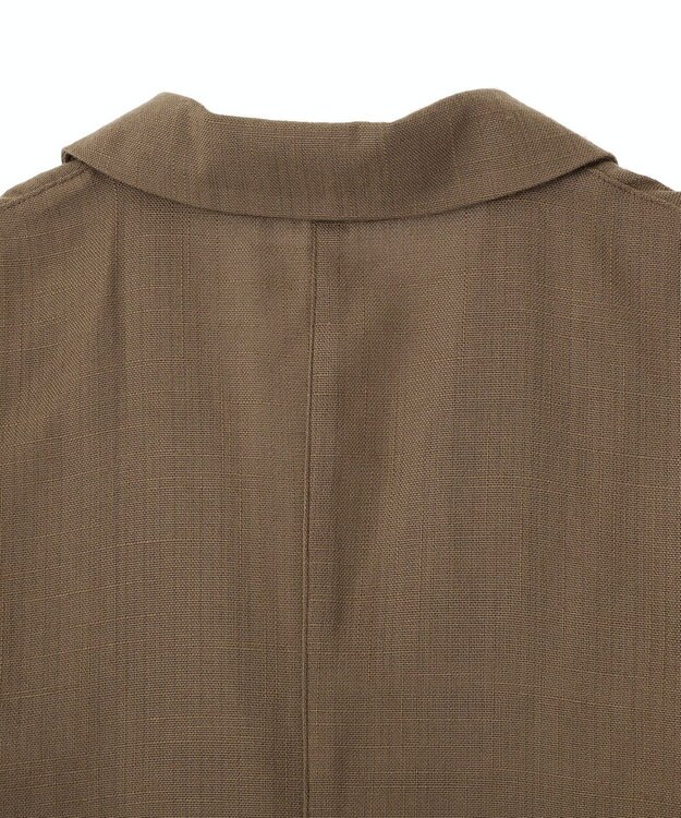 CRAFT STANDARD BOUTIQUE リネンライクオーバーサイズジャケット Brown