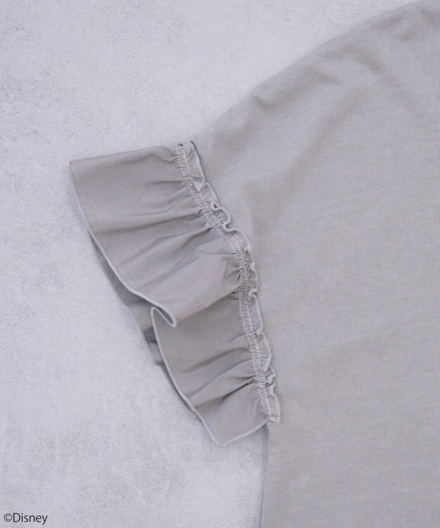 earth music&ecology スティッチ／フリルドッキングＴＥＥ Gray Beige